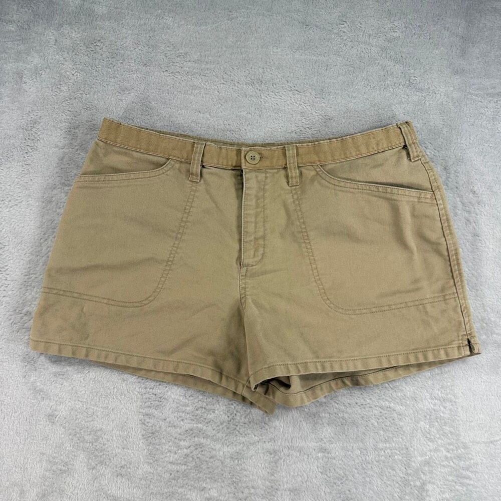Vintage Old Navy Khaki Twill Utility Shorts Y2K Size 10  A